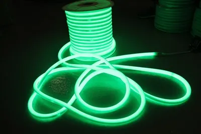 Зеленая излучающая светодиодная неоновая полоса